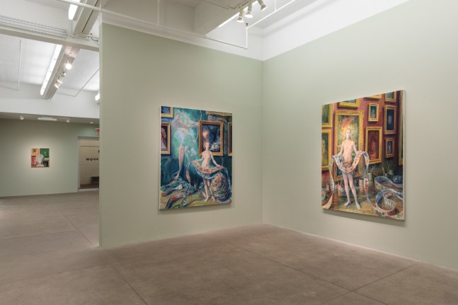 Julie Heffernan, Hunter Gatherer install 4