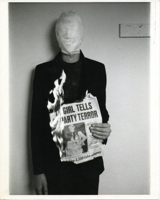 David Wojnarowicz, TV Girl Tells Party Terror, c. 1980