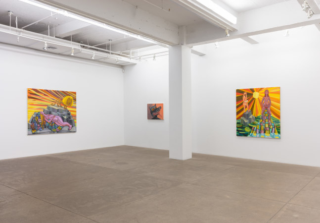 Judith Linhares, Hearts on Fire install 1