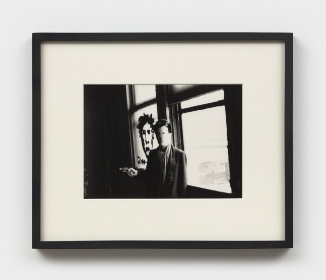 David Wojnarowicz
Arthur Rimbaud in New York (with gun in west side pier warehouse), 1978-79
vintage gelatin silver print
12 7/8 x 15 1/2 ins.
32.7 x 39.4 cm