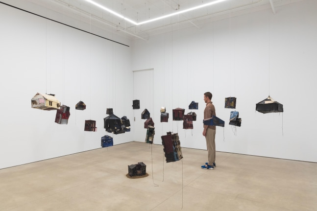 Chiffon Thomas, Staircase to the Rose Window, install 18