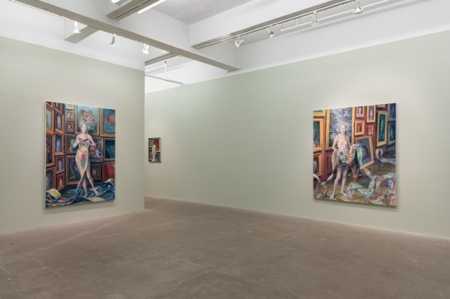 Julie Heffernan, Hunter Gatherer install 3