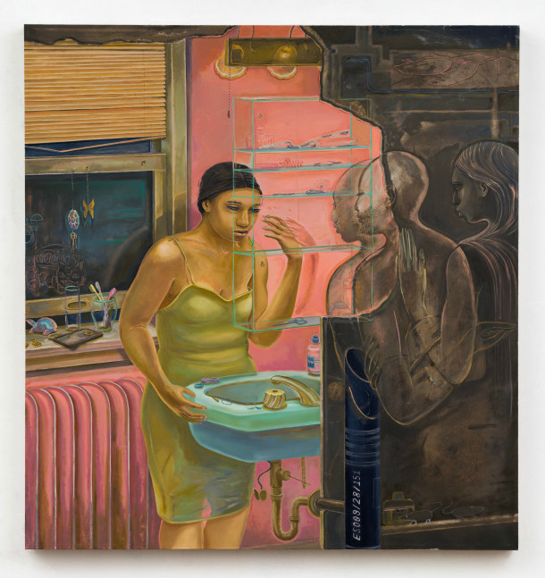 Aaron Gilbert
The Walls, 2022
oil on canvas
42 x 44 3/4 ins.
106.7 x 113.7 cm