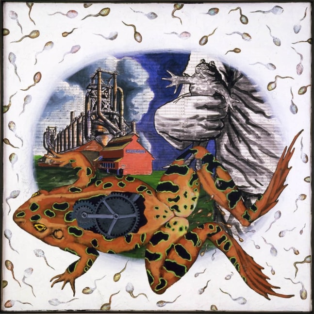 David Wojnarowicz

In The Shadow of Forward Motion, 1988-89

acrylic and collage on canvas

36 x 36 ins.

91.44 x 91.44 cm