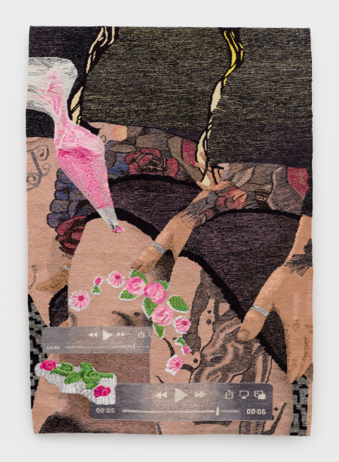 Erin M. Riley
You&amp;#39;re My Sugar Thing, 2025
wool, cotton
69 x 48 ins.
175.3 x 121.9 cm