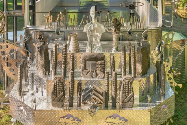 Guadalupe Maravilla: Mariposa Rel&amp;aacute;mpago, The Contemporary Austin, TX, April 4, 2024 &amp;ndash; November 3, 2024 (Installation View). Courtesy the artist and P&amp;middot;P&amp;middot;O&amp;middot;W, New York and The Contemporary Austin. Photo by Alex Boeschenstein.