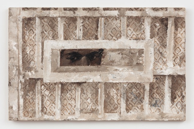 Martin Wong, Cell Door Slot, 1986