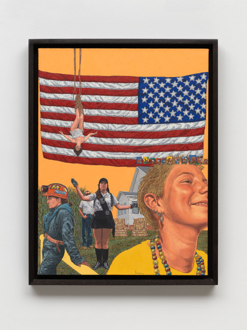 Katharine Kuharic, Backwards Flag, 1998