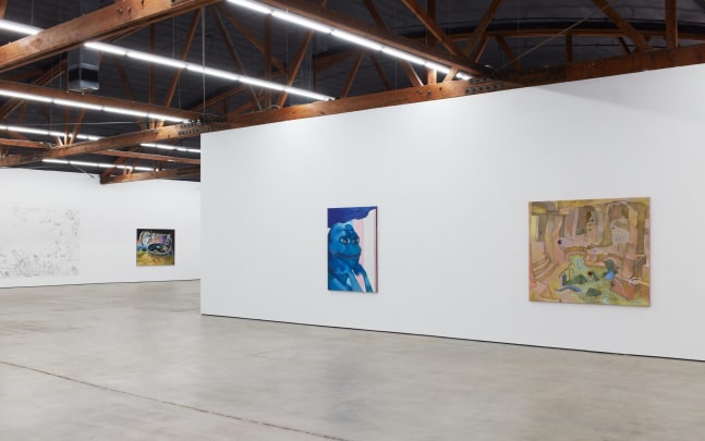 Hortensia Mi Kafchin: Chemtrails (installation view), Nicodim, Los Angeles, CA (April 20 &amp;ndash; June 1, 2019)