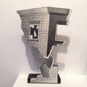 Anton van Dalen, Avenue A Cut-Outs (Falling House), 1981