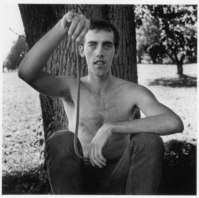 Peter Hujar, David Wojnarowicz with a Snake, 1981/2016