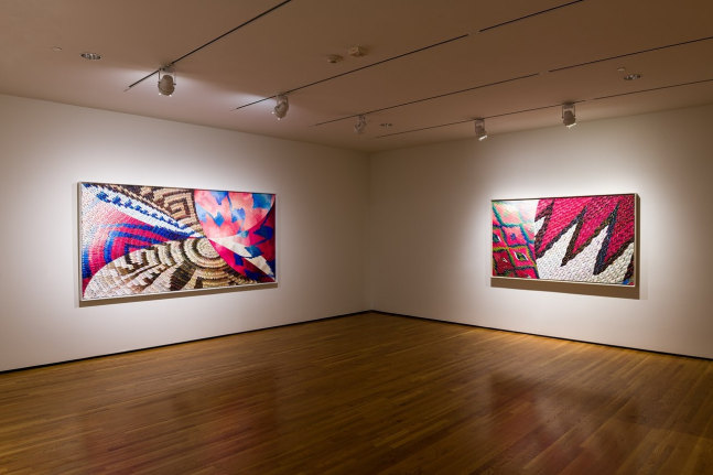Installation view, Ishi Glinsky: Upon a Jagged Maze, Art, Design &amp;amp; Architecture Museum at UC Santa Barbara, 2022-2023. Image courtesy of Art, Design &amp;amp; Architecture Museum at UC Santa Barbara.