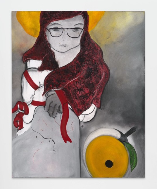 Owen Fu
L&amp;#39;Angelo del Sole, 2023
oil on canvas
59 7/8 x 48 ins.
152 x 122 cm