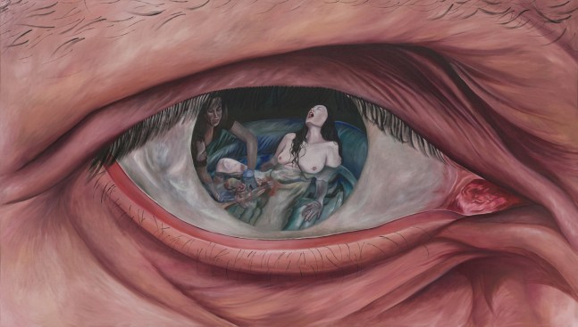Srijon Chowdhury
Eye (Birth), 2022
Oil on linen
72 x 126 ins.
182 x 320 cm