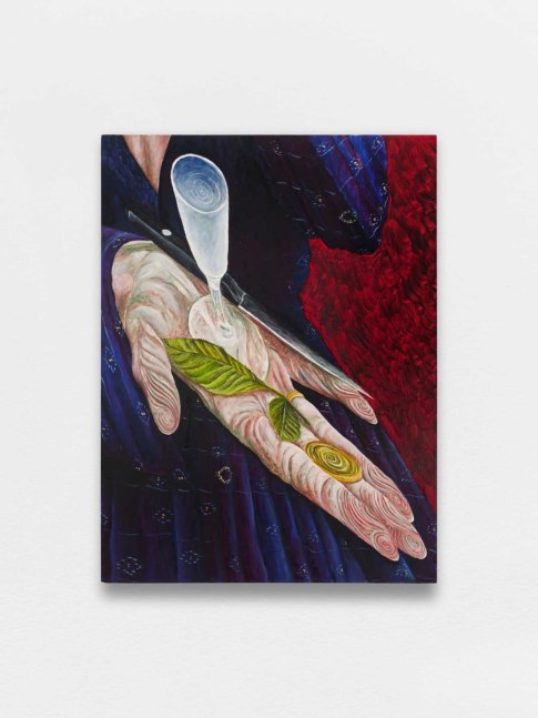 Srijon Chowdhury
The Magician, 2025
oil on linen
12 x 9 ins.
30.4 &amp;times; 22.9 cm