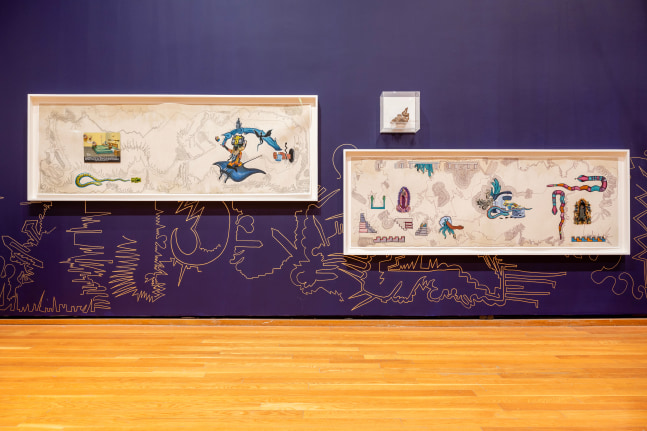 Guadalupe Maravilla: Armon&amp;iacute;a de la Esfera&amp;nbsp;(Installation View) Herbert F. Johnson Museum of Art, Ithaca, NY, January 27 &amp;ndash; June 9, 2024. Courtesy of Cornell University. Photo: Simon Wheeler.