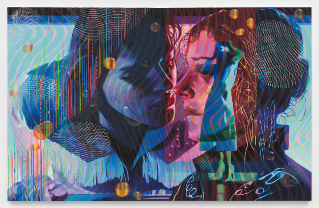 Robin F. Williams
Tears on Screen, 2023
oil and acrylic on canvas
84 x 132 ins.
213.4 x 335.3 cm