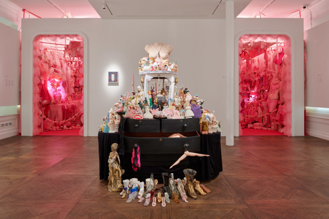 Portia Munson: The Pink Bedroom,&amp;nbsp;Museum of Sex, 2023, Installation View, Photo by Daniel Salemi.&amp;nbsp;