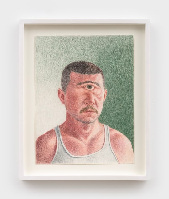 Elijah Burgher
Polyphemus, 2019
colored pencil on paper
17 1/2 x 13 1/2 ins.
44.5 x 34.3 cm