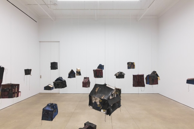 Chiffon Thomas, Staircase to the Rose Window, install 15