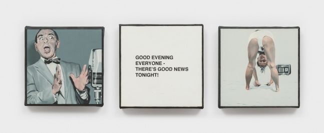 Dotty Attie
The Golden Age of Radio (X), 2018
oil on linen, 3 panels
each: 6 x 6 ins. (15.2 x 15.2 cm)
overall: 6 x 20 ins. (15.2 x 50.8 cm)
