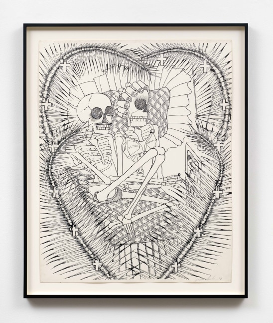 Judith Linhares
Lovers, 1972
signed and dated, recto
Ink on Paper
23 x 29 ins.
58.4 x 73.7 cm
