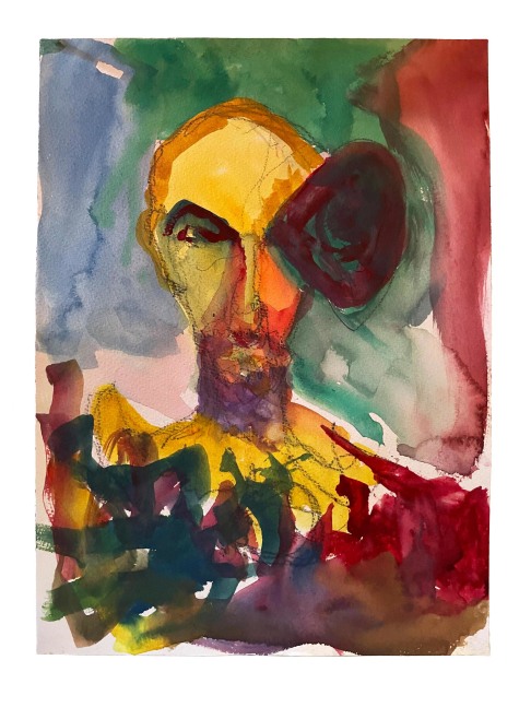 Hunter Reynolds
Untitled, 2022
mixed media on watercolor paper
14 x 10 ins.
35.6 x 25.4 cm