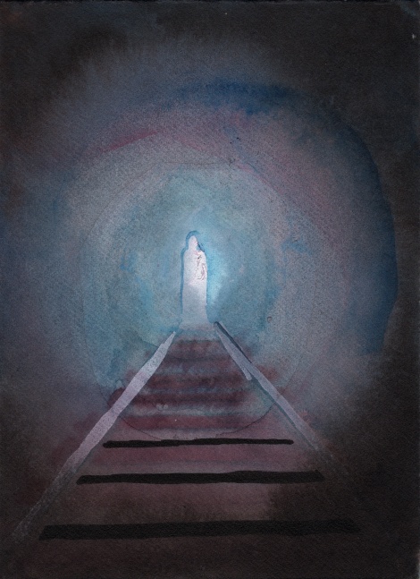 Adam Putnam
Visualization 387 (Eldfell Annex), 2023
ink on paper
5 1/2 x 4 ins.
14 x 10.2 cm