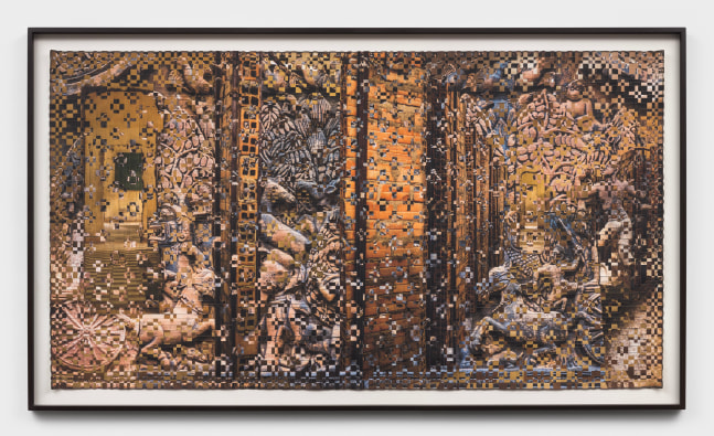 Dinh Q. L&amp;ecirc;
Monuments and Memorials #12, 2021
c-prints and linen tape
43 1/4 x 78 3/4 ins.
110 x 200 cm