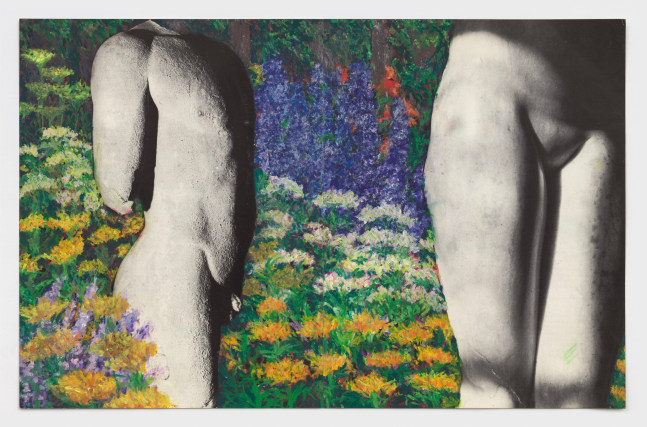 Betty Tompkins
Drawn, 1995
signed and dated verso
oil crayon on half tone paper
11 x 17 1/4 ins.
27.9 x 43.8 cm