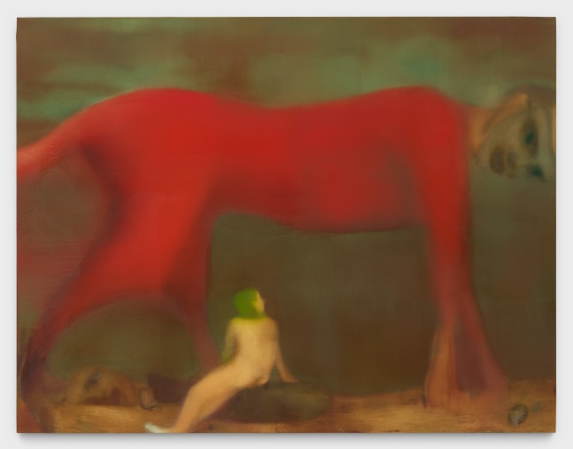 Elizabeth Glaessner
New Face, 2025
oil on linen
55 x 70 ins.
137.2 x 177.8 cm