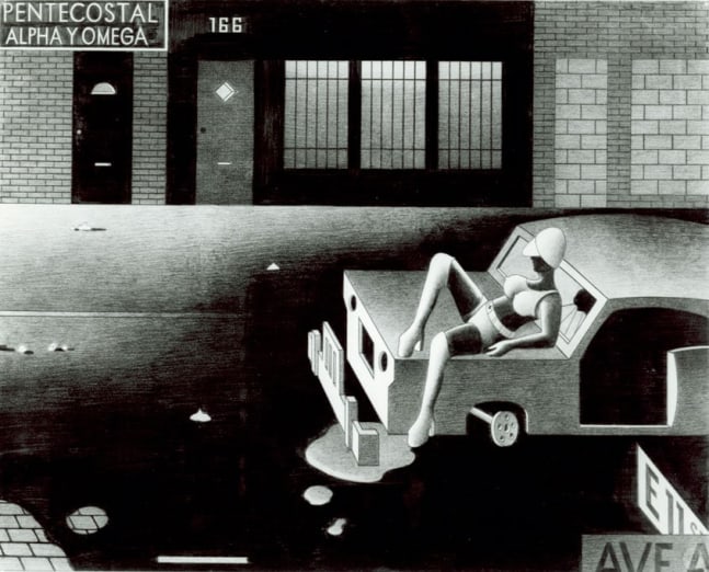 Anton van Dalen, Street Woman on Car, 1977