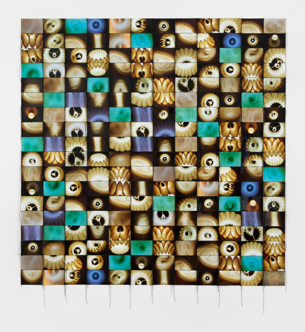 Hunter Reynolds
Mary&amp;#39;s Lamp, 1997
photo-weaving, chromogenic prints and thread
72 x 71 1/2 in.
182.88 x 181.61 cm