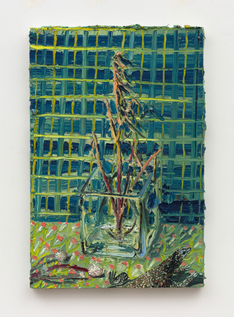 Allison Schulnik, Tartan and Chuckwalla