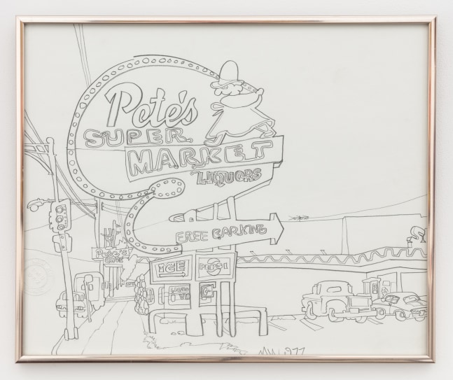 Martin Wong, Pete's Supermarket Liquors, 1977