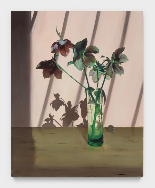 Kyle Dunn
Still Life with Hellebore, 2023
acrylic on panel
16 x 20 ins.
40.6 x 50.8 cm