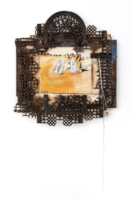 Chiffon Thomas, Sweating (Staircase to the Rose Window IX), 2022