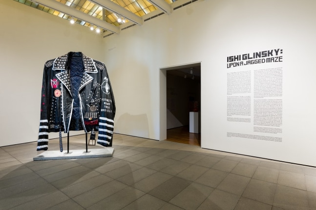 Installation view, Ishi Glinsky: Upon a Jagged Maze, Art, Design &amp;amp; Architecture Museum at UC Santa Barbara, 2022-2023. Image courtesy of Art, Design &amp;amp; Architecture Museum at UC Santa Barbara.