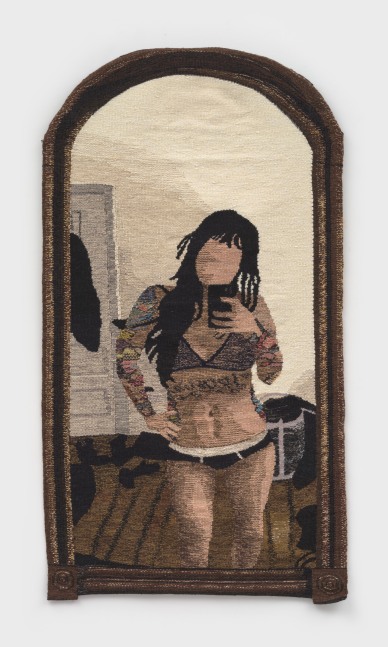 Erin M. Riley
Bed Head, 2023
wool, cotton
59 1/2 x 33 1/4 ins.
151.1 x 84.5 cm
(RILEY-296)