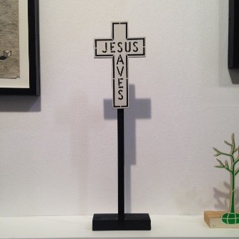 Anton van Dalen, Avenue A Cut-Outs (Jesus Saves Cross), 1981