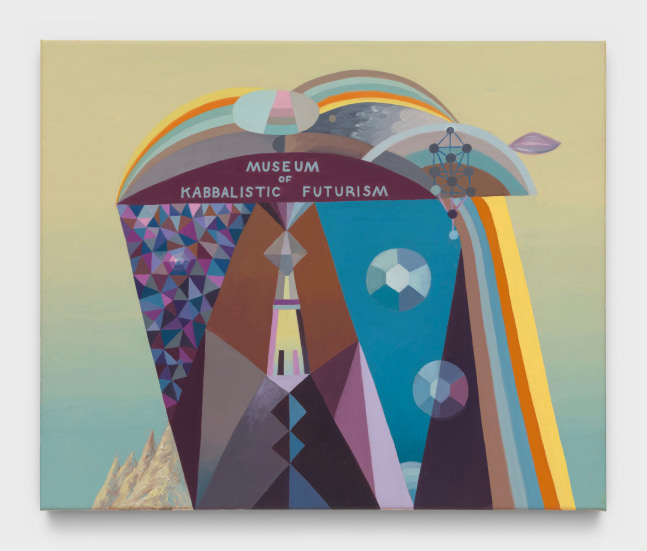 Suzanne Treister
Kabbalistic Futurism/Architectures/Museums/Museum of Kabbalistic Futurism, 2022
oil on canvas
19 3/4 x 23 5/8 ins.
50 x 60 cm

&amp;nbsp;