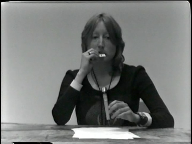 Martha Wilson, Art Sucks, 1972
