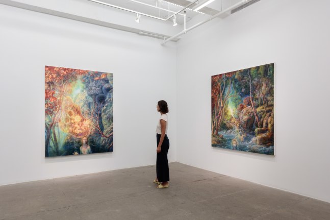 Julie Heffernan, Hunter Gatherer install 9