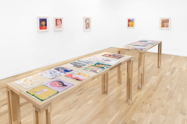 Our Lady of the Latrines (Installation View) Western Exhibitions, Chicago, IL, February 23 - April 6, 2024. Photo: James Prinz.