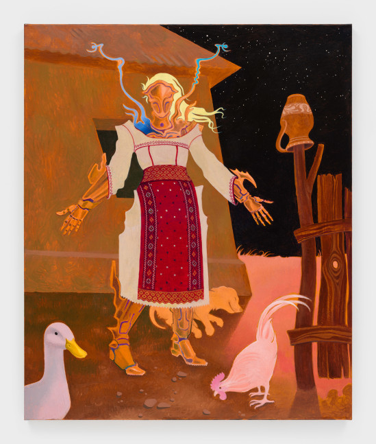 Hortensia Mi Kafchin
Dobrogean National Costume, 2024-25
oil on canvas
47 1/4 x 39 3/8 ins.
120 x 100 cm