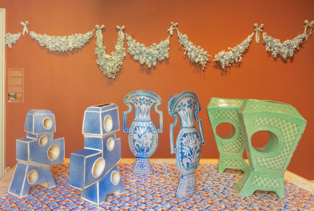 EMILY COLE: Ceramics, Flora &amp;amp; Contemporary Responses (Installation View) Thomas Cole House, Catskill, NY, May 3 &amp;ndash; November 2, 2025.