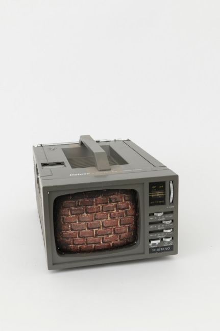 Martin Wong, Untitled (Brick TV), c. 1983