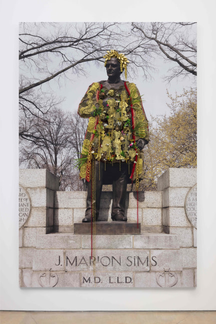 Hew Locke, J. Marion Sims, Central Park, 2018
