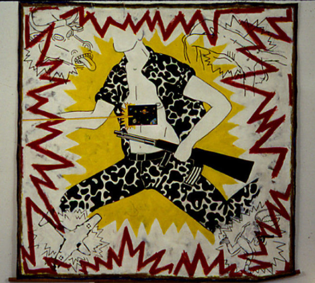 David Wojnarowicz, Untitled (Man with Rifle), 1983