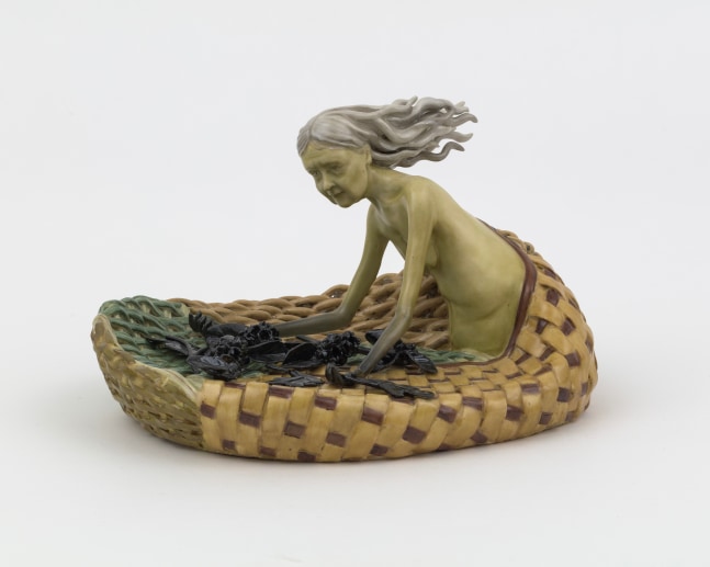Jessica Stoller
Untitled (Eve&amp;rsquo;s herbs), 2022
porcelain, glaze, china paint
5 x 9 x 8 ins.
12.7 x 22.9 x 20.3 cm